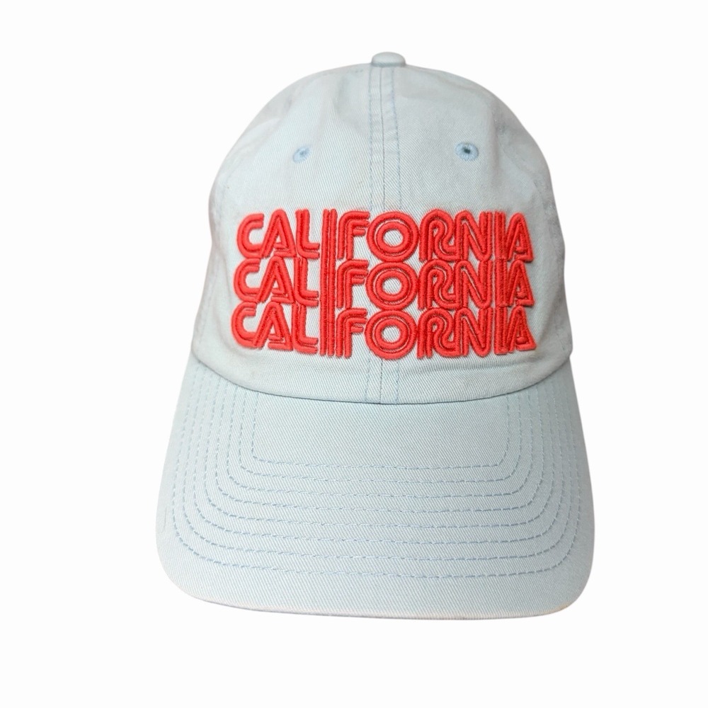 American Needle California Light Blue Dad Hat Cap Embroidered Adjustable